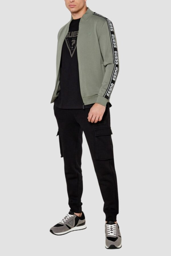 GUESS Zielona męska bluza New Arlo