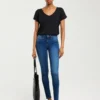 216971f6d9425f7f4705b295760dff205307f883 Jeansy damskie super skinny niebieskie Destiny 358