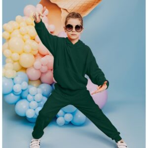 Welurowy dres dziecięcy TIMON - butelkowa zieleń