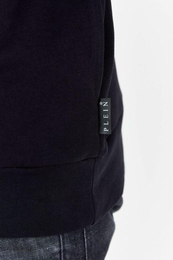 PHILIPP PLEIN Czarna bluza męska z kapturem x-ray skull