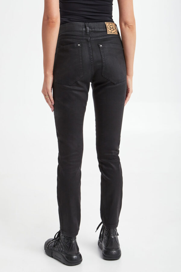 Jeansy damskie woskowane Slogan MARELLA SPORT