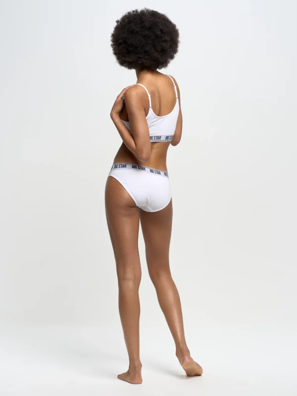 Figi damskie bawełniane białe Matyllda 101