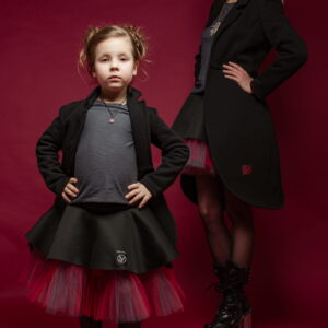 Płaszcz REVOLTER Komplet Mama/Dziecko