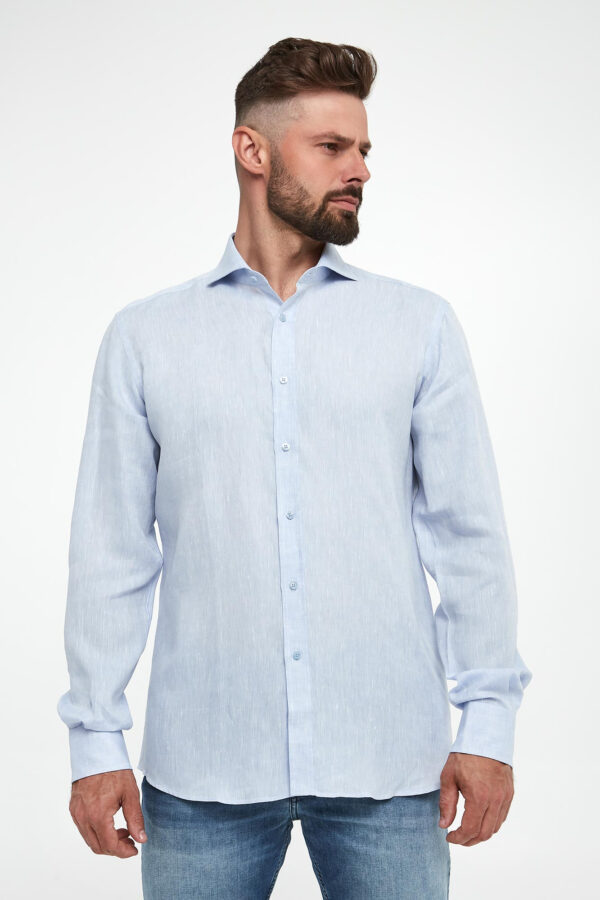 Koszula męska lniana KARL LAGERFELD