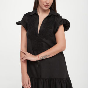 Sukienka lniana mini ERMANNO FIRENZE