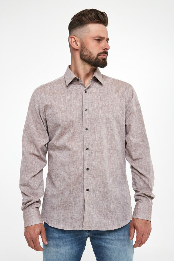 Koszula męska lniana KARL LAGERFELD