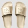 KARL LAGERFELD Złote klapki damskie KONDO 2.0 Karl NFT Relief