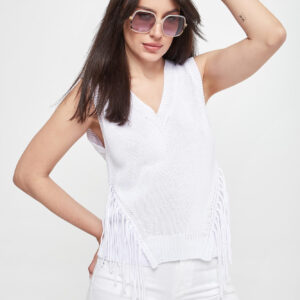 Sweter damski z frędzlami Austero MARELLA SPORT