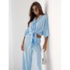 2f43cf6b7a63f9005abda2095c4bcaa89166e99d_250x250 Komplet wiązana koszula i szerokie spodnie SUZI - błękitny