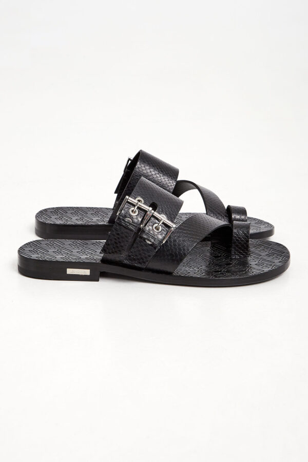 Klapki męskie skórzane LES HOMME