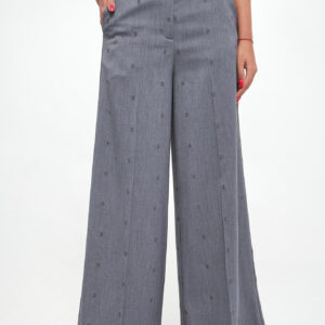 Spodnie damskie z haftem TWINSET ACTITUDE