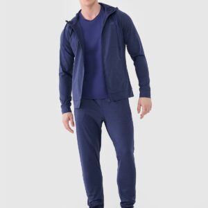 4F Bluza treningowa szybkoschnąca męska - grananatowa