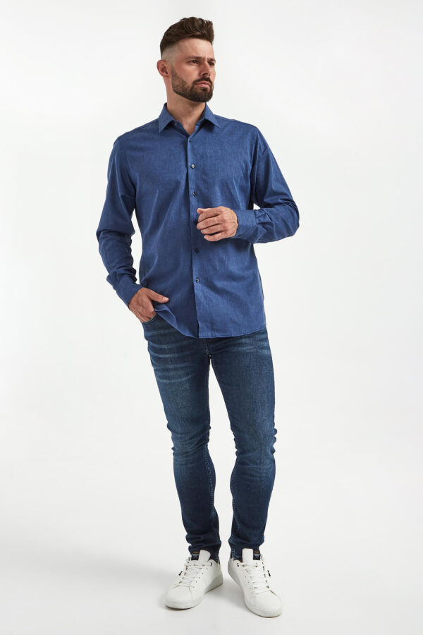 Koszula męska lniana KARL LAGERFELD