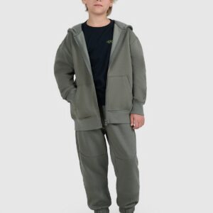 4F Bluza dresowa rozpinana z kapturem chłopięca - szara 152 (11-12 lat)