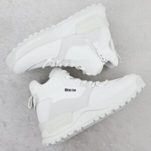 Sneakersy damskie na platformie białe Big Star SS274510