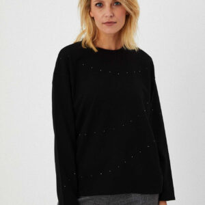 Bluza czarna z dżetami