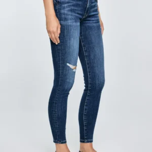 36ae4b3e4d46c6d18703ec29ba24567f380e19f4 Jeansy damskie push up z wysokim stanem niebieskie Melinda High Waist 521