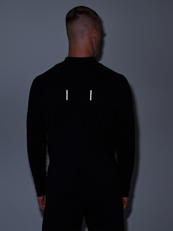 4F Bluza treningowa szybkoschnąca męska 4F x Robert Lewandowski - czarna