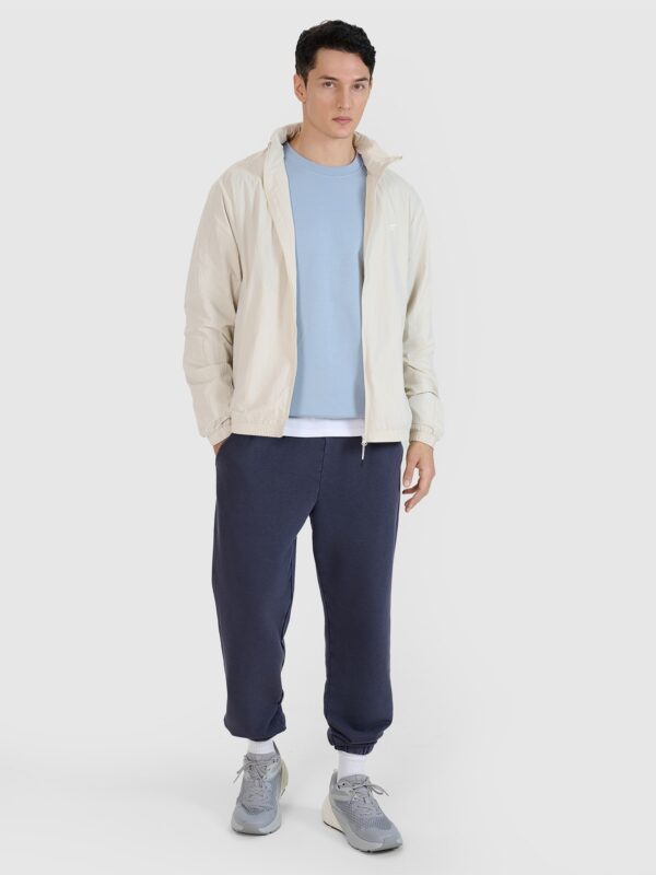 4F Bluza dresowa nierozpinana bez kaptura męska - niebieska