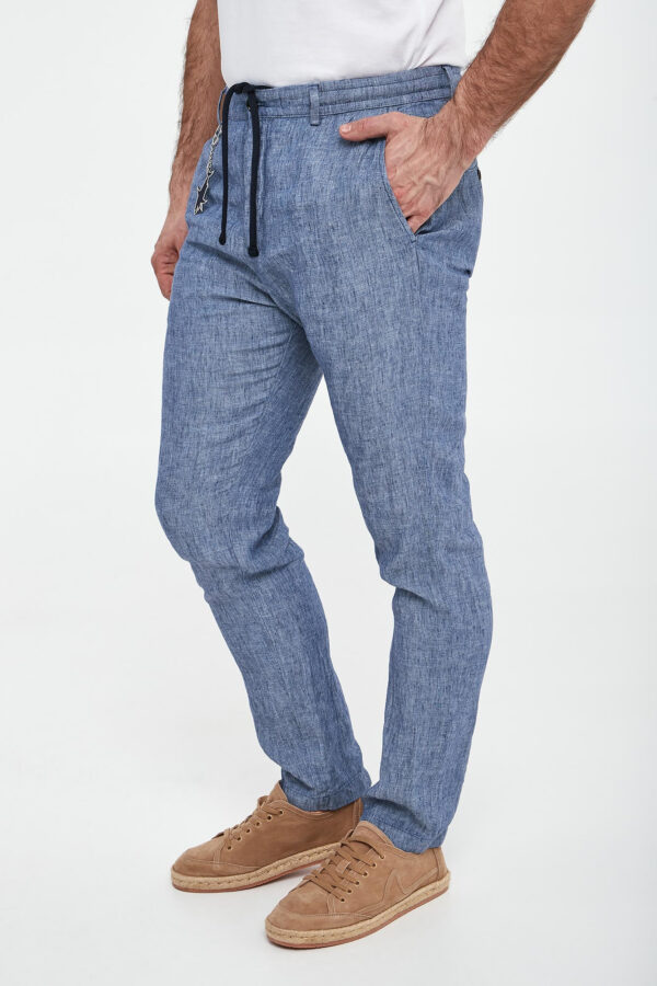 Spodnie męskie lniane PAUL&SHARK