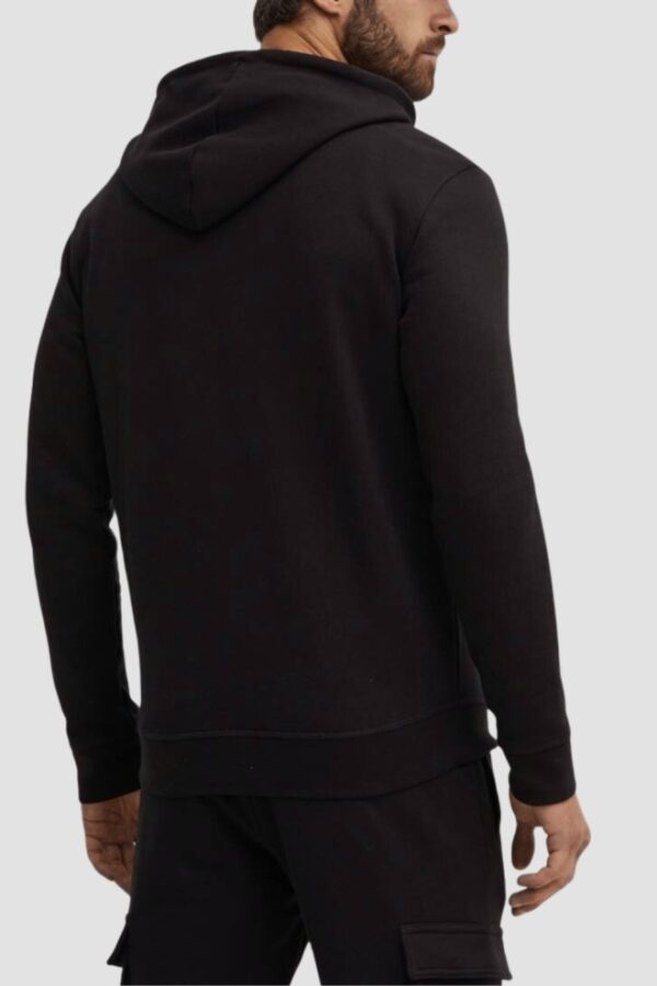 GUESS Czarna męska bluza z kapturem Aldwin