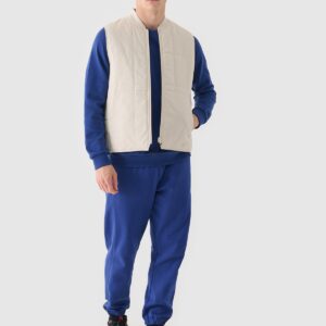 4F Bluza dresowa nierozpinana bez kaptura męska - granatowa