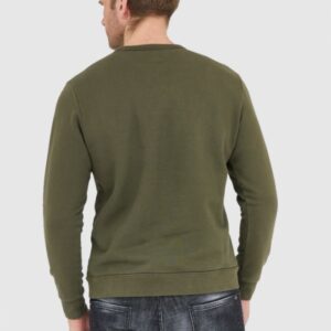 LA MARTINA Zielona bluza męska z vintage logo