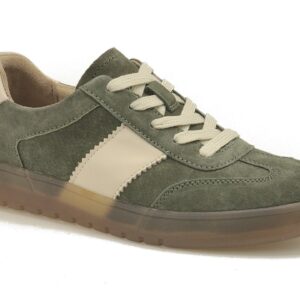 Khaki skórzane półbuty damskie Filippo DP6770