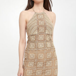 Komplet damski dziergany top + spódnica TWINSET