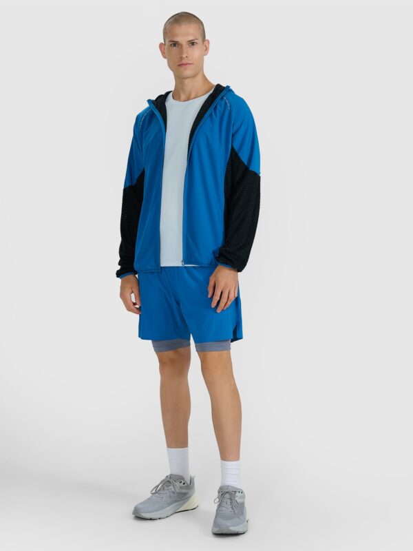 4F Bluza do biegania w terenie Primaloft Active męska - granatowa