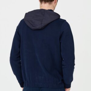 AERONAUTICA MILITARE Granatowa męska bluza z kapturem