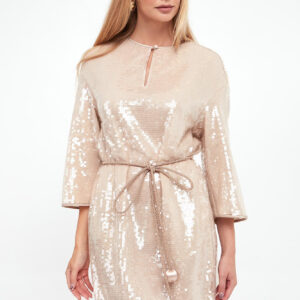 Sukienka cekinowa mini EMPORIO ARMANI