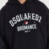 DSQUARED2 Czarna bluza męska bromance slouch hoodie
