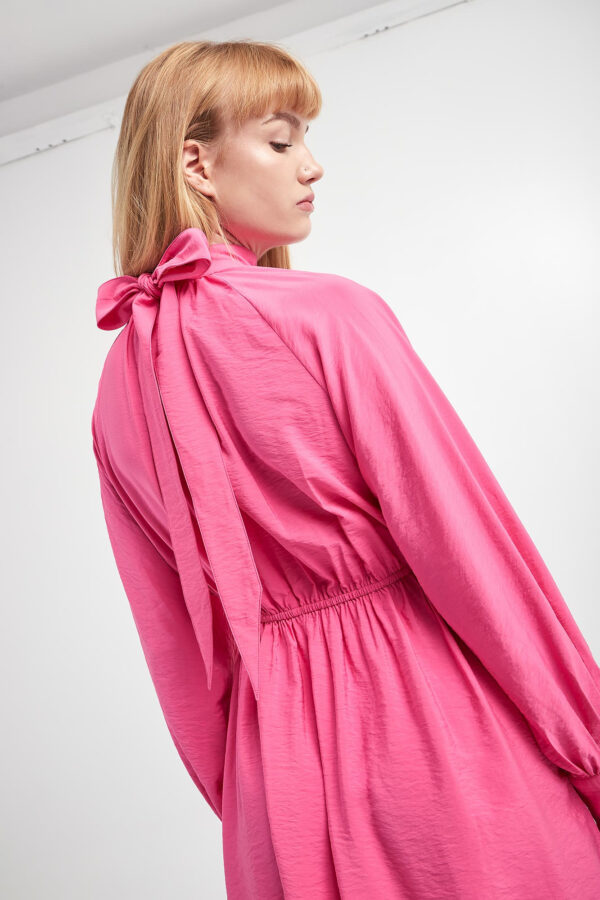 Sukienka satynowa SAMSØE SAMSØE