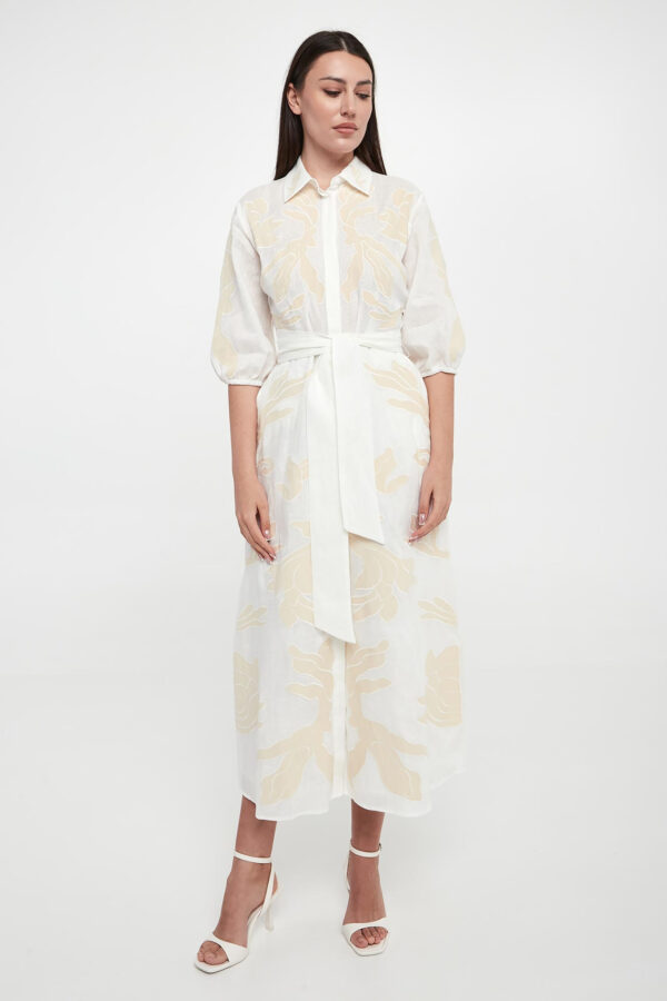 Sukienka lniana Nota MARELLA