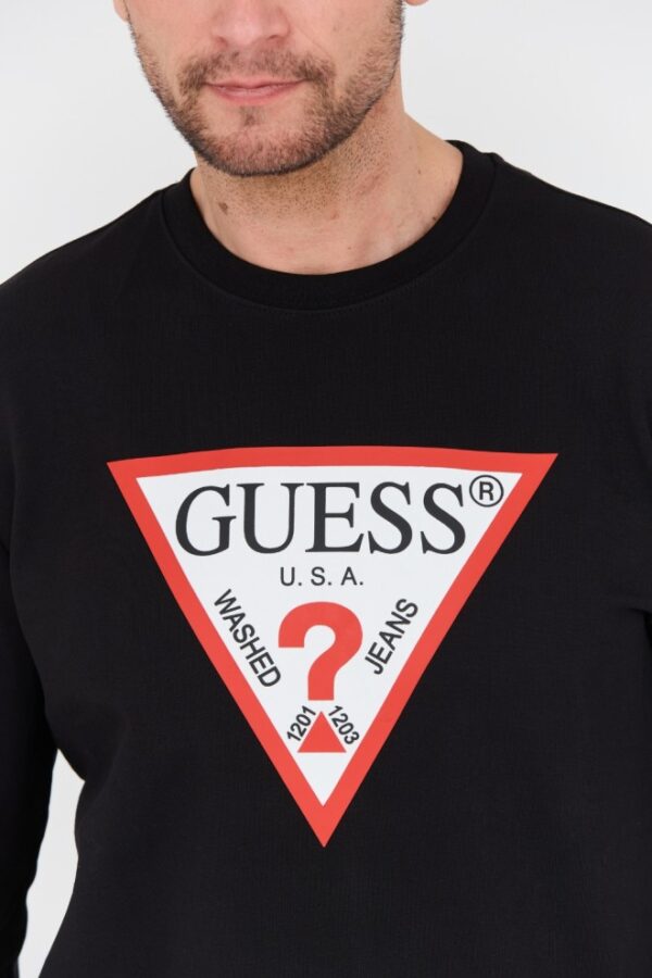 GUESS Czarna męska bluza Audley