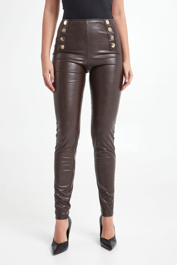 Spodnie damskie z ekoskóry BABYLON