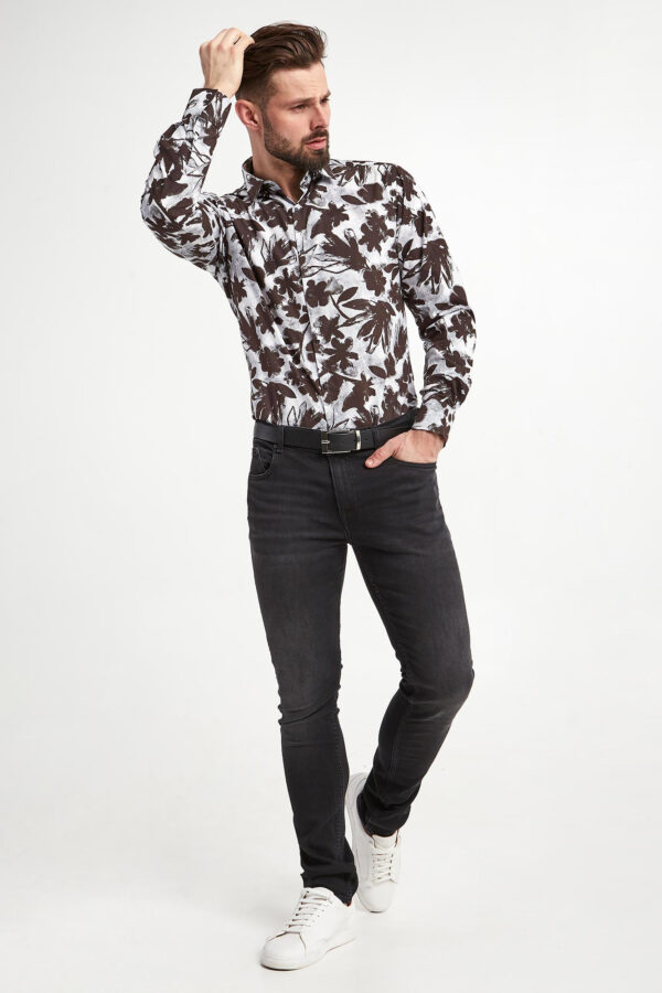 Koszula męska popelinowa KARL LAGERFELD