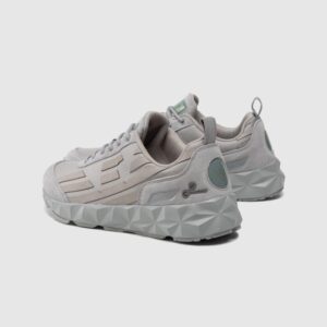 EA7 Szare sneakersy męskie z dużym logo