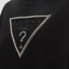 GUESS Czarna damska bluza z cyrkoniami Rachele