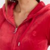 JUICY COUTURE Damska czerwona bluza Robertson Class