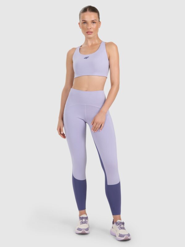 4F Biustonosz treningowy ze średnim wsparciem - niebieski