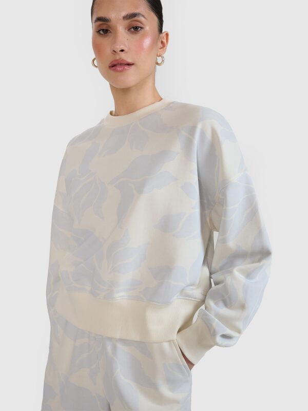 4F Bluza dresowa nierozpinana bez kaptura damska - multikolor