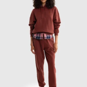 Bluza damska z kapturem bordowa Megan 604/ Foxie 604