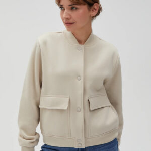 Bluza bomberka beżowa