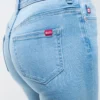 Jeansy damskie skinny jasnoniebieskie Adela 105