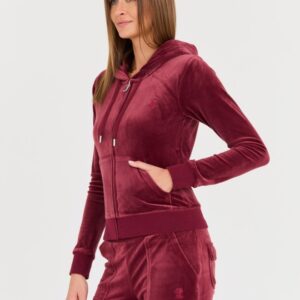 JUICY COUTURE Bordowa damska bluza Robertson Hoodie