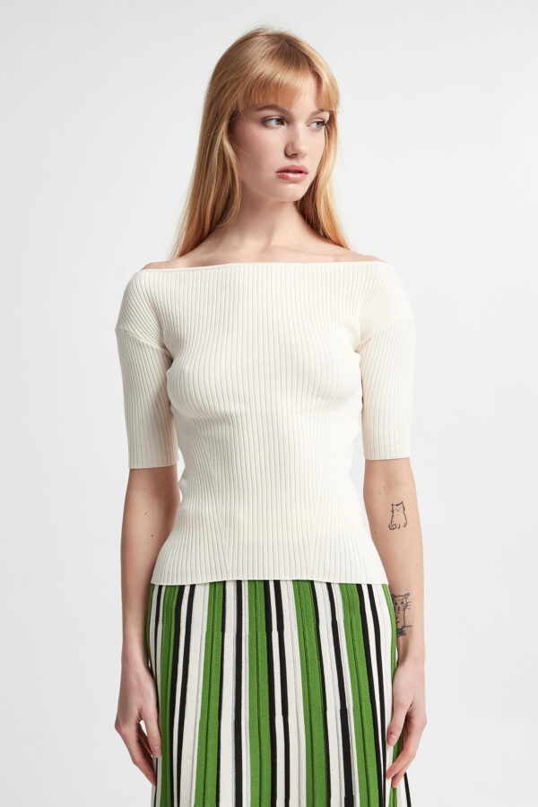 Sweter damski z krótkim rękawem Soraia WEEKEND MAX MARA