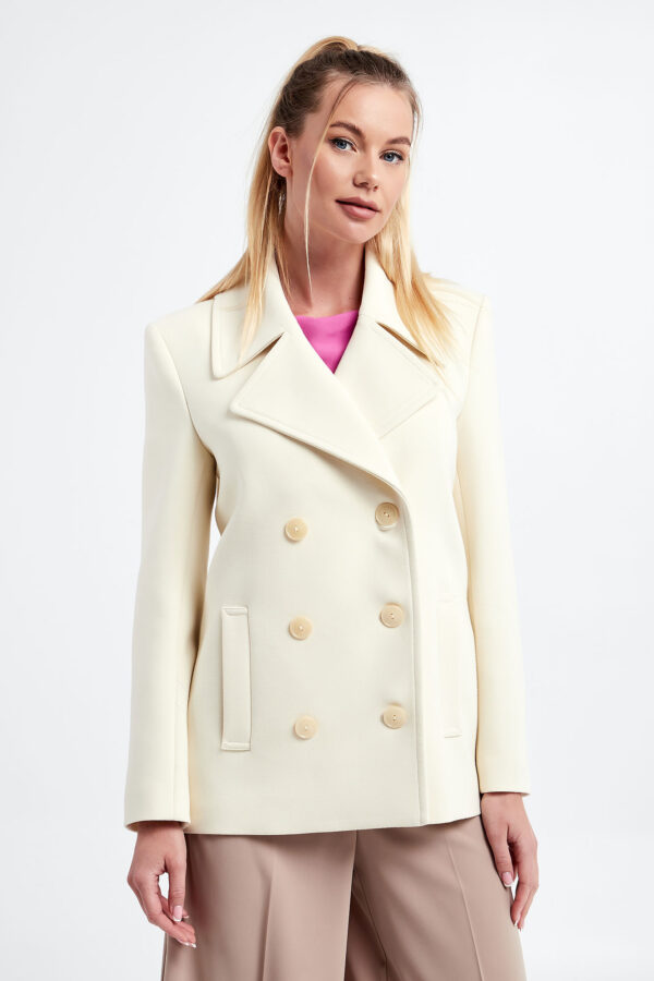 Płaszcz damski dwurzędowy PATRIZIA PEPE