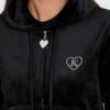 JUICY COUTURE Czarna damska bluza z cyrkoniami Rodeo Robertson